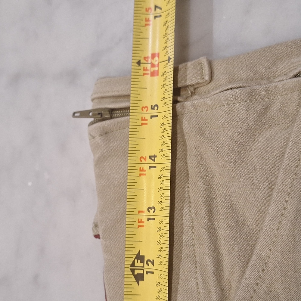Grand Prix Ladies Riding Pants size 30 L Knee Patch Equestrian‎ Pant Tan AS IS - Picture 6 of 7